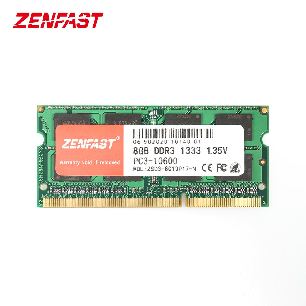 ZENFAST DDR3 4GB 8GB 1333Mhz 1600Mhz 1.35V Ʈ RAM 204Pin Ʈ ޸ Sodimm